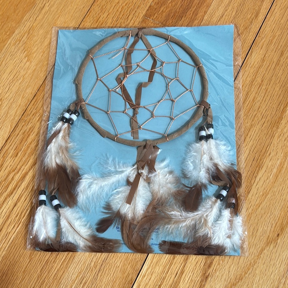 Bohemian Dreamcatcher with Feathers